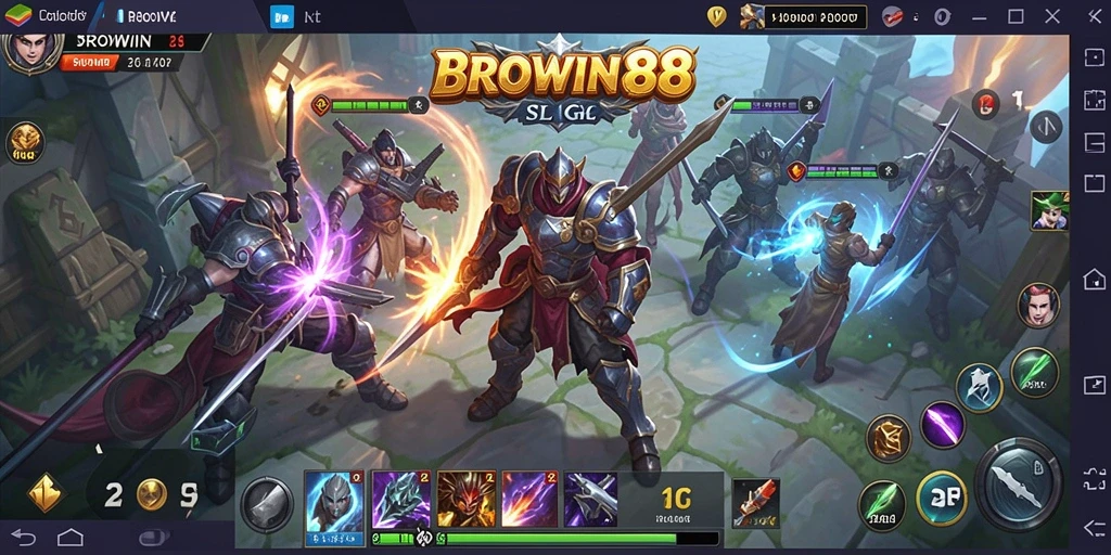Tampilan menarik dari gameplay BROWIN88 yang mendebarkan.