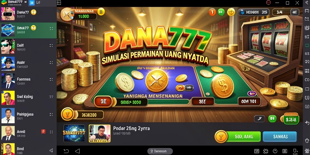 Screenshot gameplay DANA777 dengan grafis menakjubkan dan antarmuka ramah pengguna.