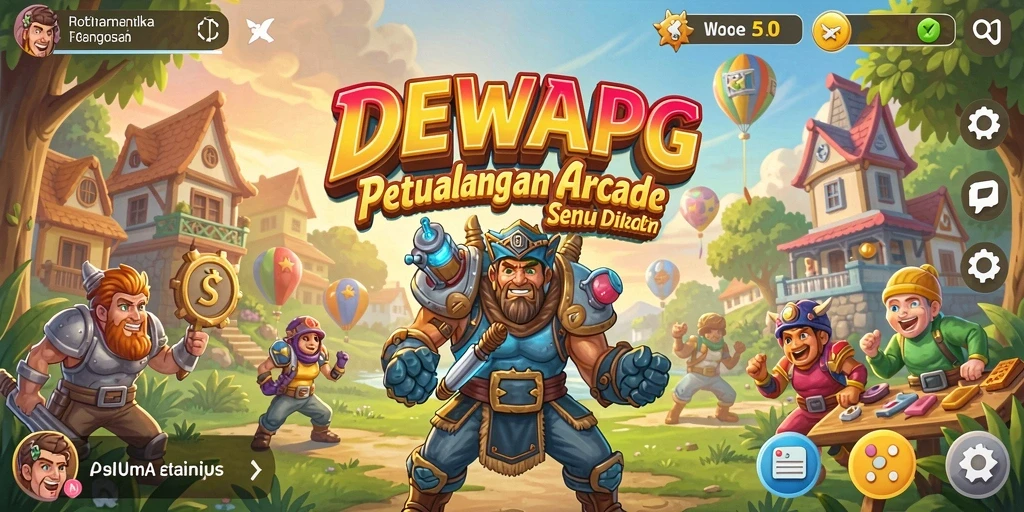 Screenshot DEWAPG menampilkan gameplay seru penuh warna dan tantangan.