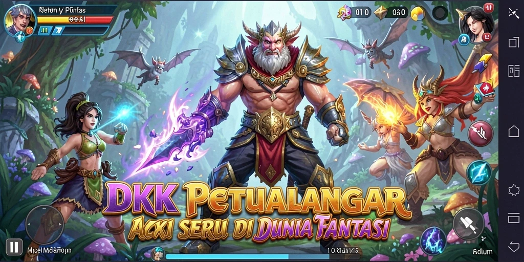 Gameplay seru DKK dengan aksi mendebarkan di setiap level.