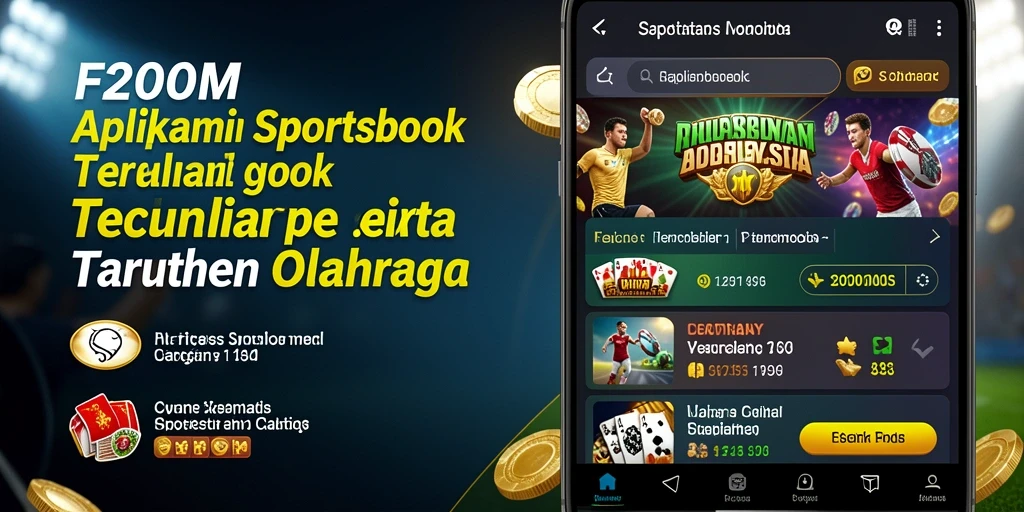 Tampilan gameplay F200M yang menarik dengan berbagai pilihan taruhan olahraga.
