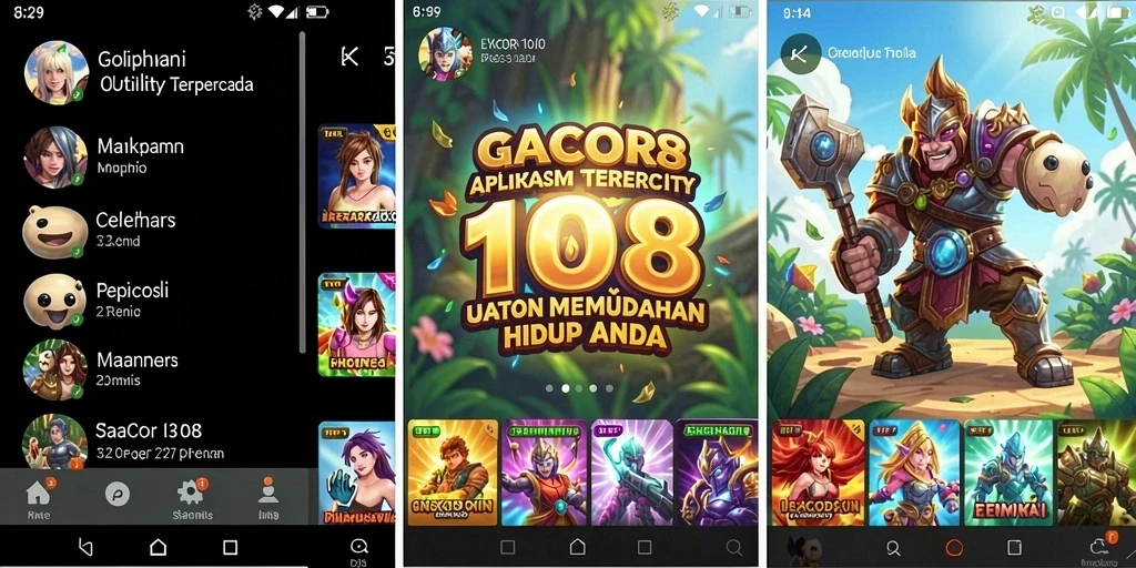 Tampilan GACOR108 yang bersih dan fungsional.
