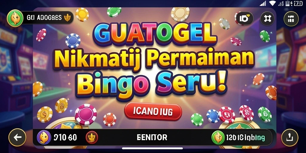 Screenshot gameplay Bingo GUATOGEL yang menarik dan interaktif.