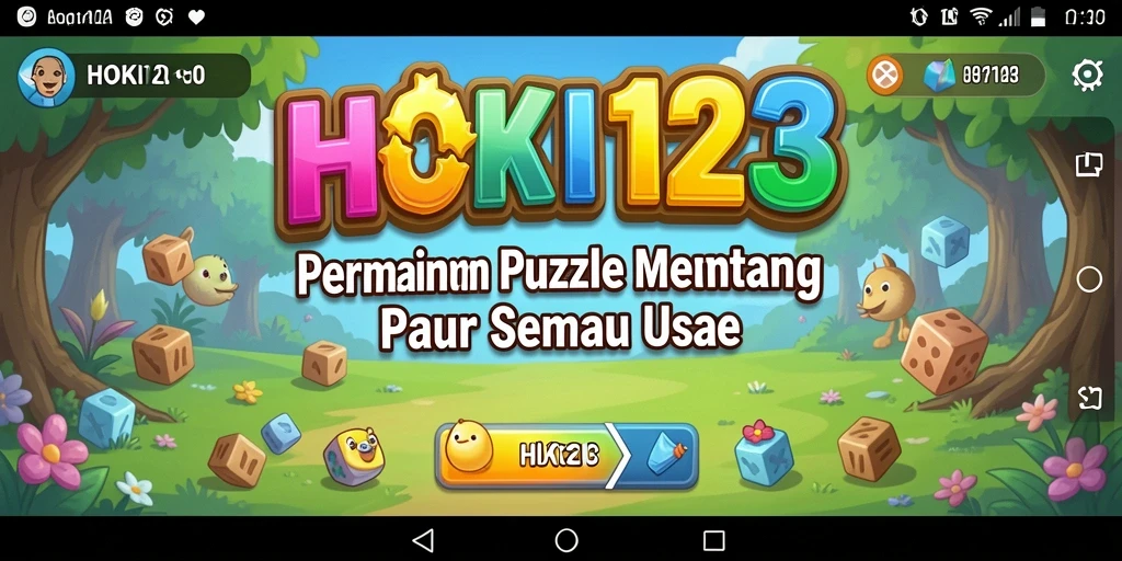 Tampilan gameplay HOKI123 yang penuh warna dan menarik.