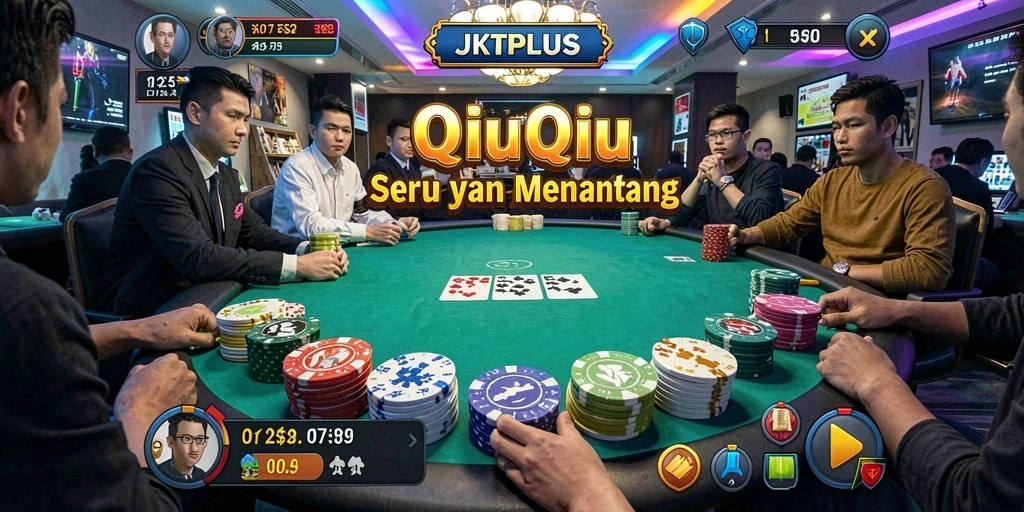 Screenshot gameplay QiuQiu dengan visual menarik.