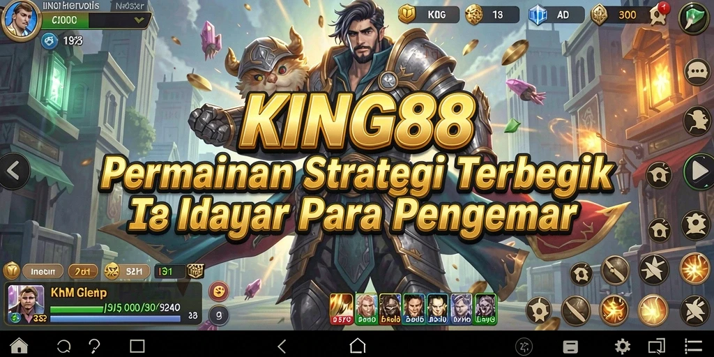 Tampilan gameplay KING88 yang mendebarkan dan penuh strategi.