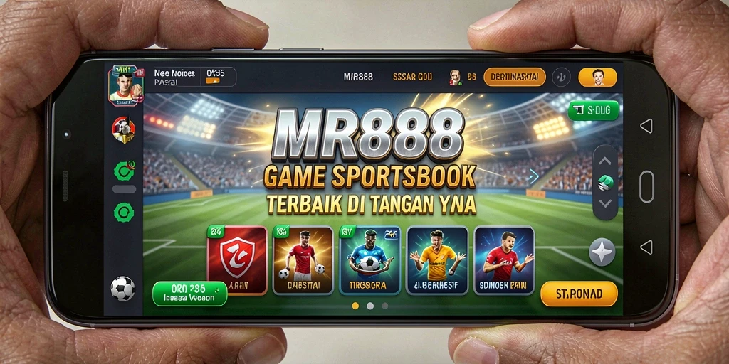 Tampilan antarmuka MR888 yang menarik saat memainkan permainan Sportsbook.