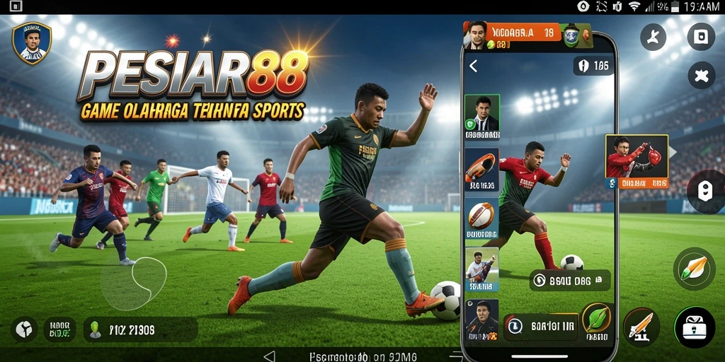 Tangkapan layar PESIAR88 menunjukkan gameplay yang seru dan kompetitif.
