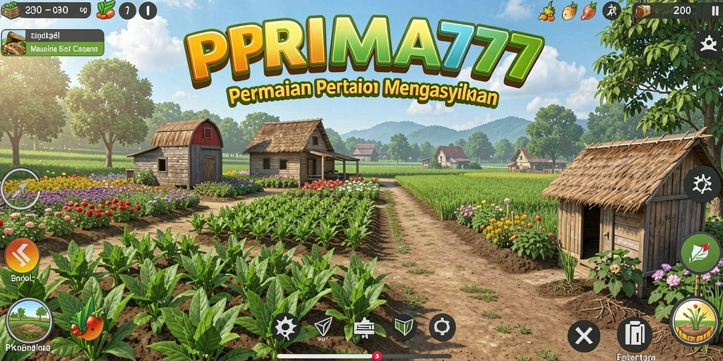 Screenshot gameplay <strong>PRIMA77</strong> yang menampilkan pengalaman bertani yang menarik.