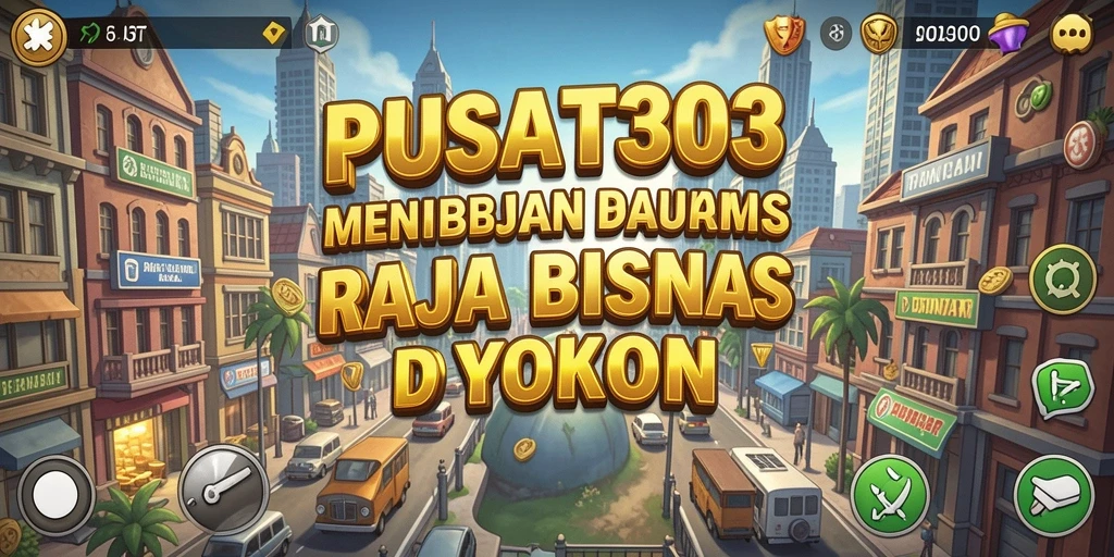 Screenshot PUSAT303 menampilkan tampilan menarik dari gameplay Tycoon.
