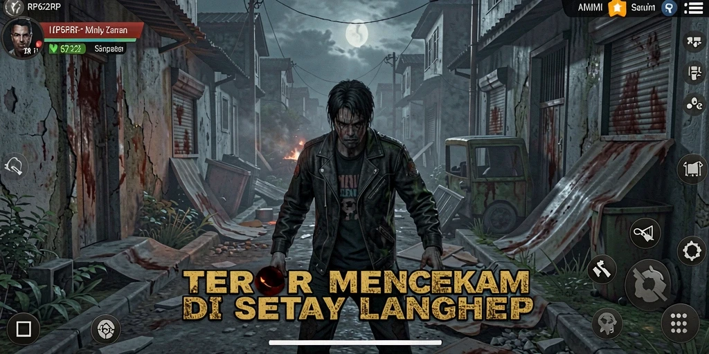 Screenshot menampilkan momen mencekam dalam gameplay RP62RP.
