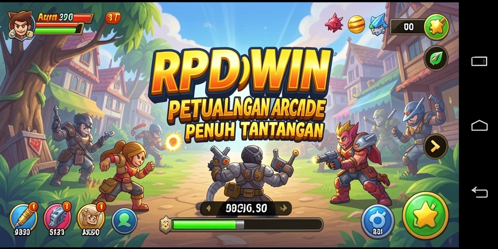 Gameplay RPIDWIN yang penuh warna dan tantangan seru.