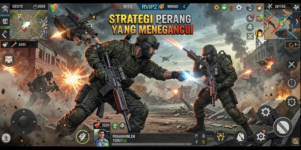 Tampilan gameplay RVIP2 yang mendebarkan dan penuh strategi.