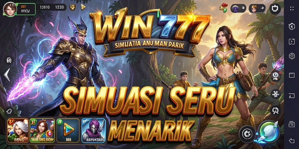 Tangkapan layar dari gameplay WIN777 yang menampilkan aksi simulasi yang seru.