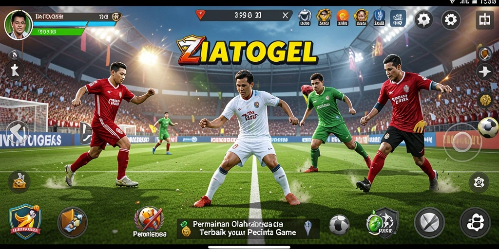Tangkapan layar gameplay ZIATOGEL yang menampilkan aksi olahraga mendebarkan.