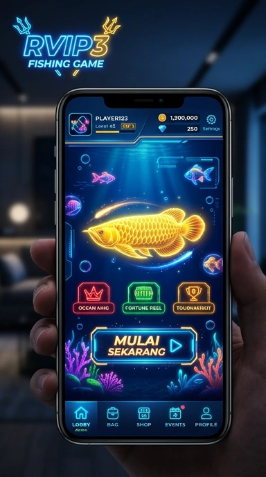 Tampilan antarmuka aplikasi rvip3 yang menarik.